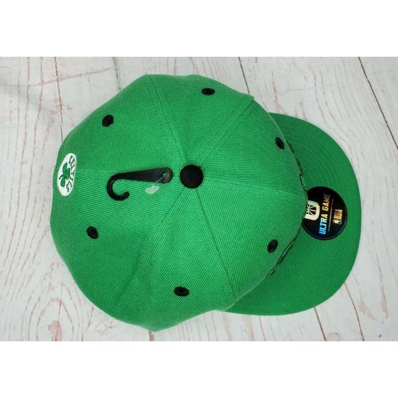 NBA Boston Celtics Official License Ultra Game Embroidered Green Snapback Hat - Picture 6 of 12